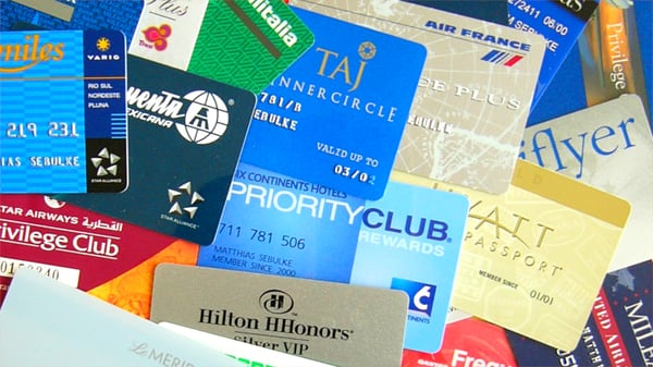 Frequent flyer & travel rewards points cards