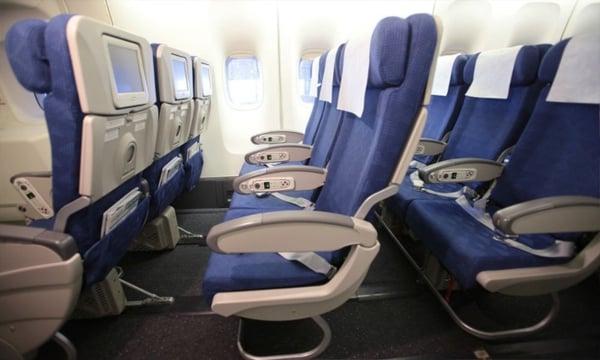 Korean Air's economy class features comfortable reclining seats, power, USB connections, and much more.