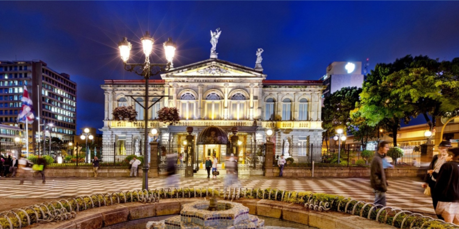 San José's beautiful, Victorian-inspired Teatro Nacional de Costa Rica.